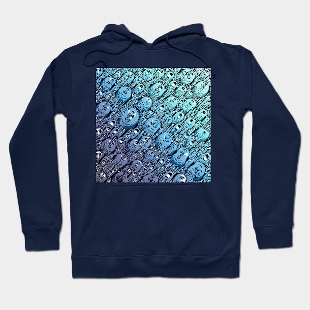 Gradient of Abstract Shapes Hoodie by perkinsdesigns
